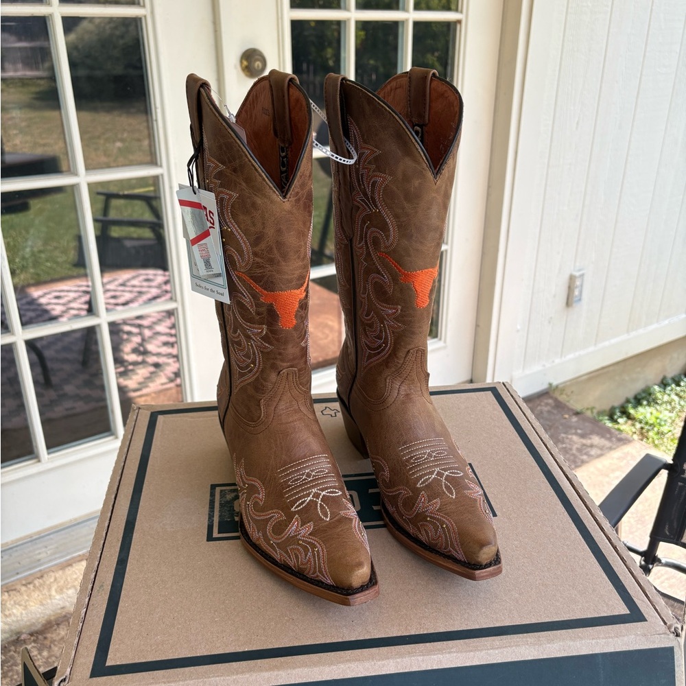 Vaccari Texas Longhorns boots